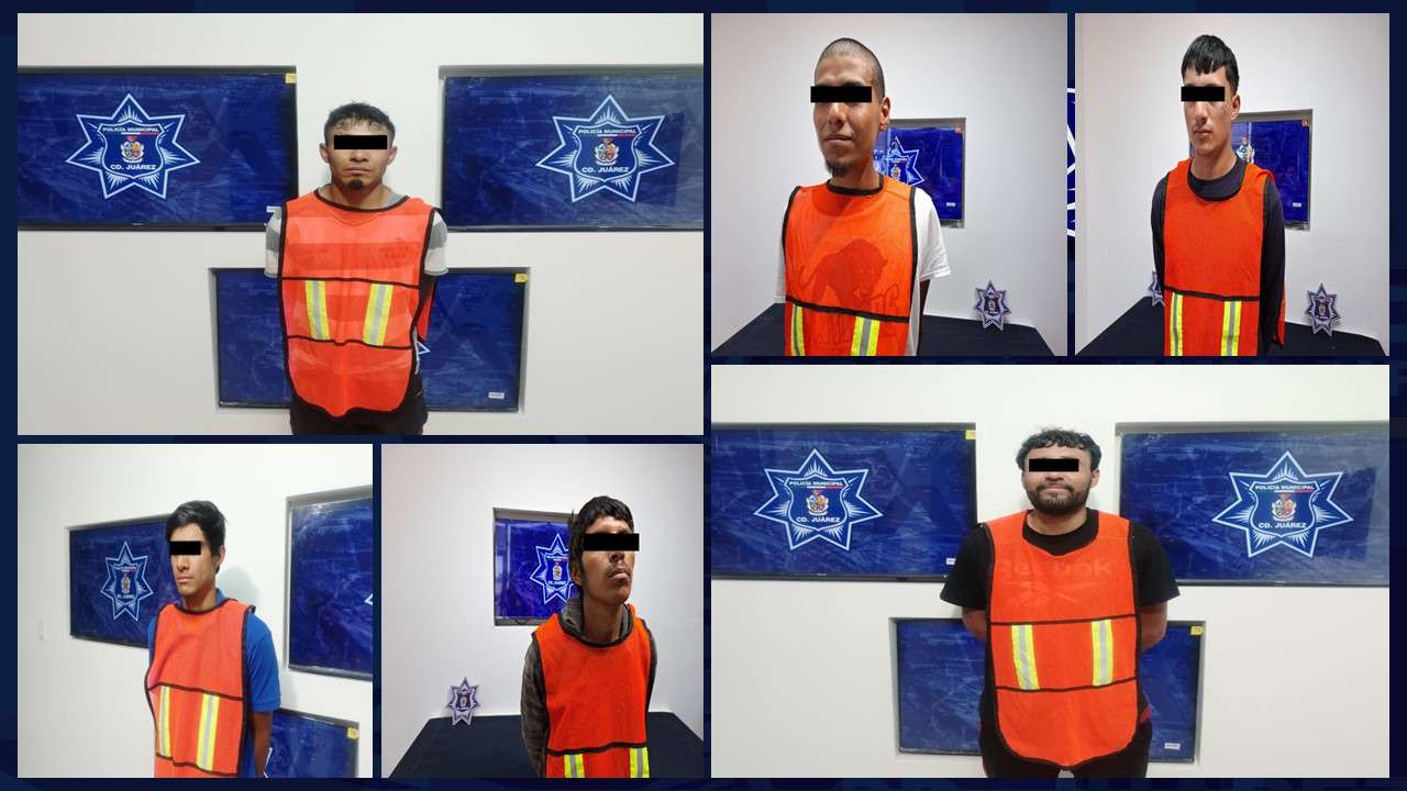 Arrestan a seis prófugos de la justicia