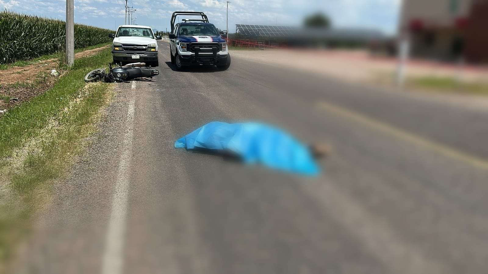 Muere menonita en Cuauhtémoc al accidentarse en motocicleta