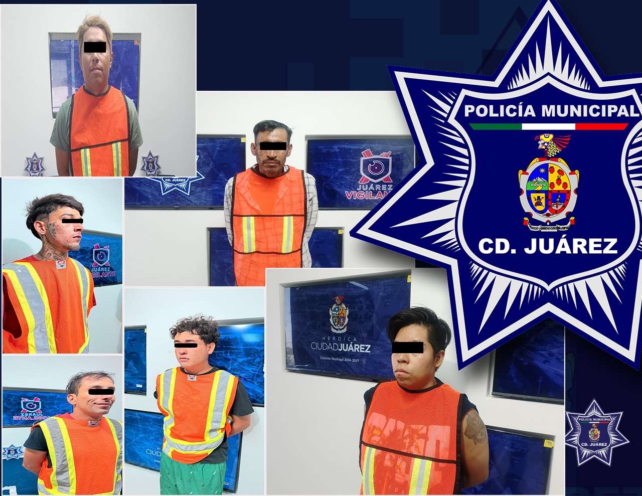 Detienen a seis personas por agredir a familiares en hechos separados