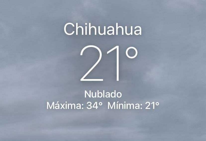 Prevén un domingo nublado pero caluroso con máxima de 34°C