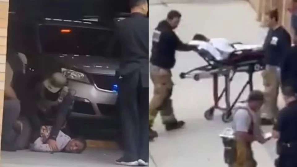 Alerta influencer a migrantes de redadas y la arrestan brutalmente