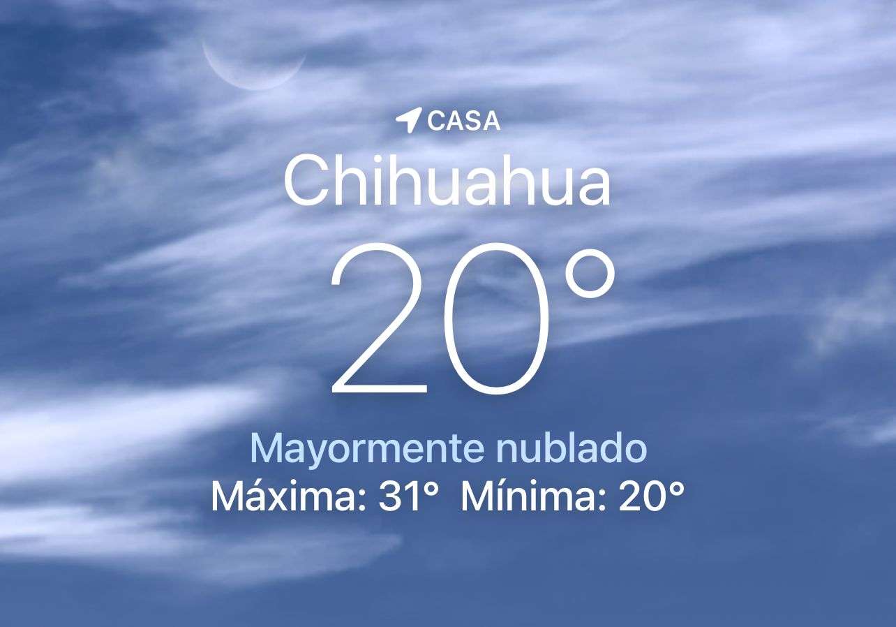 Pronostican nubes con máxima de 31 grados centígrados 