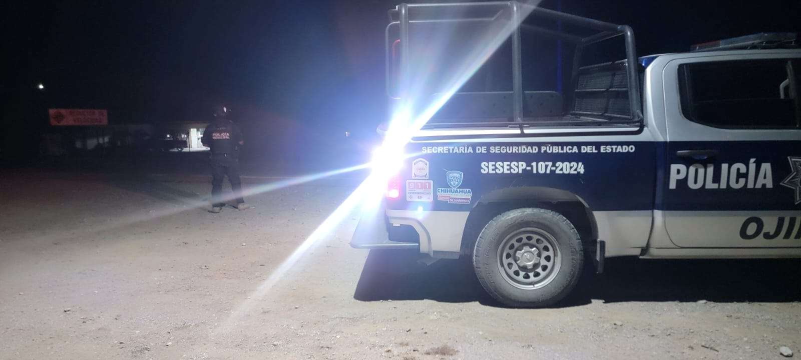 Montan malandros retén en la rúa Aldama- Ojinaga; balean a viajera