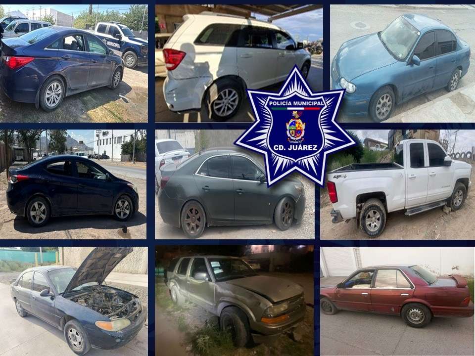 Recuperan 9 vehículos robados en operativo especial