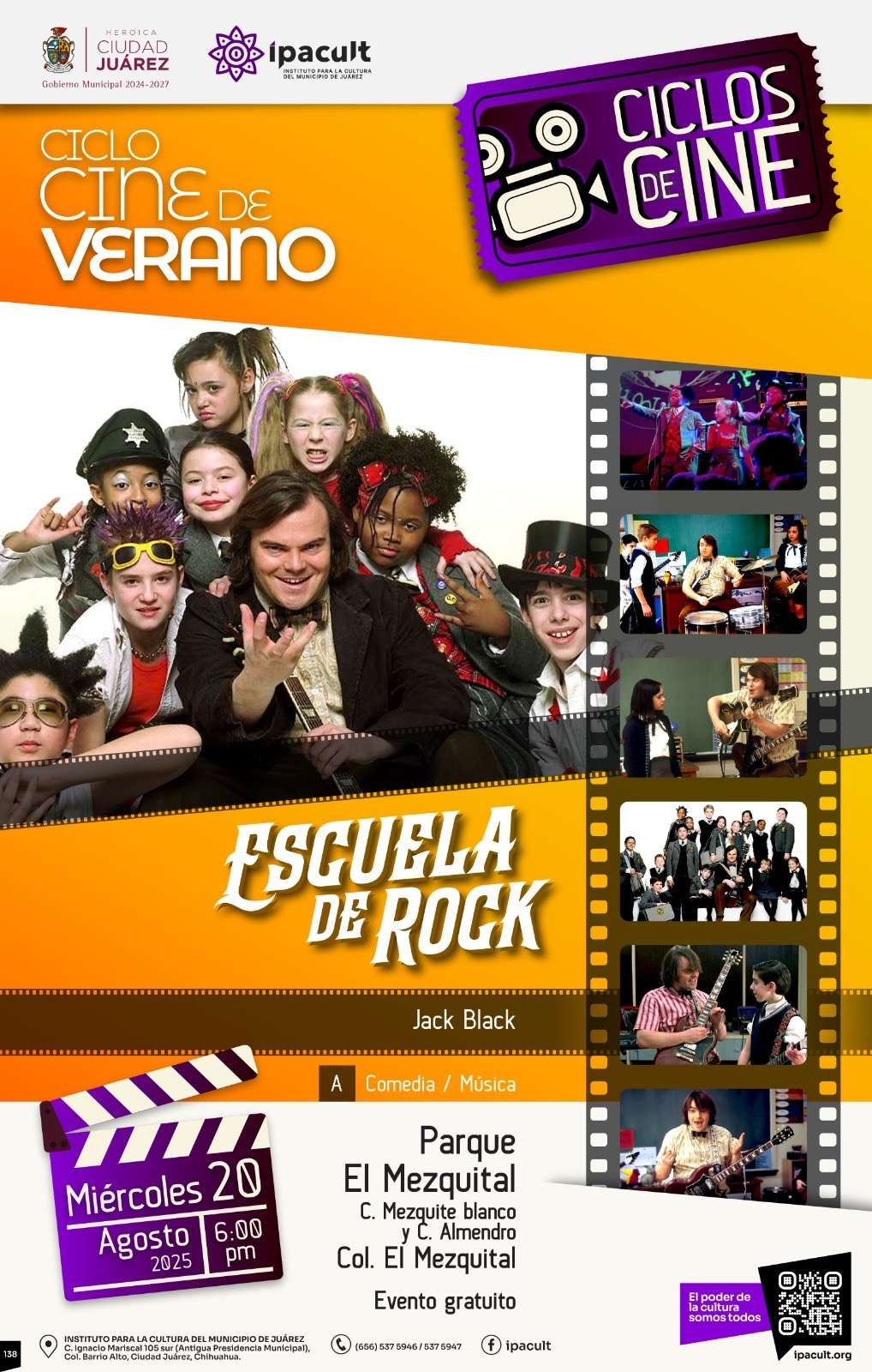 Proyecta IPACULT Escuela de Rock en El Mezquital