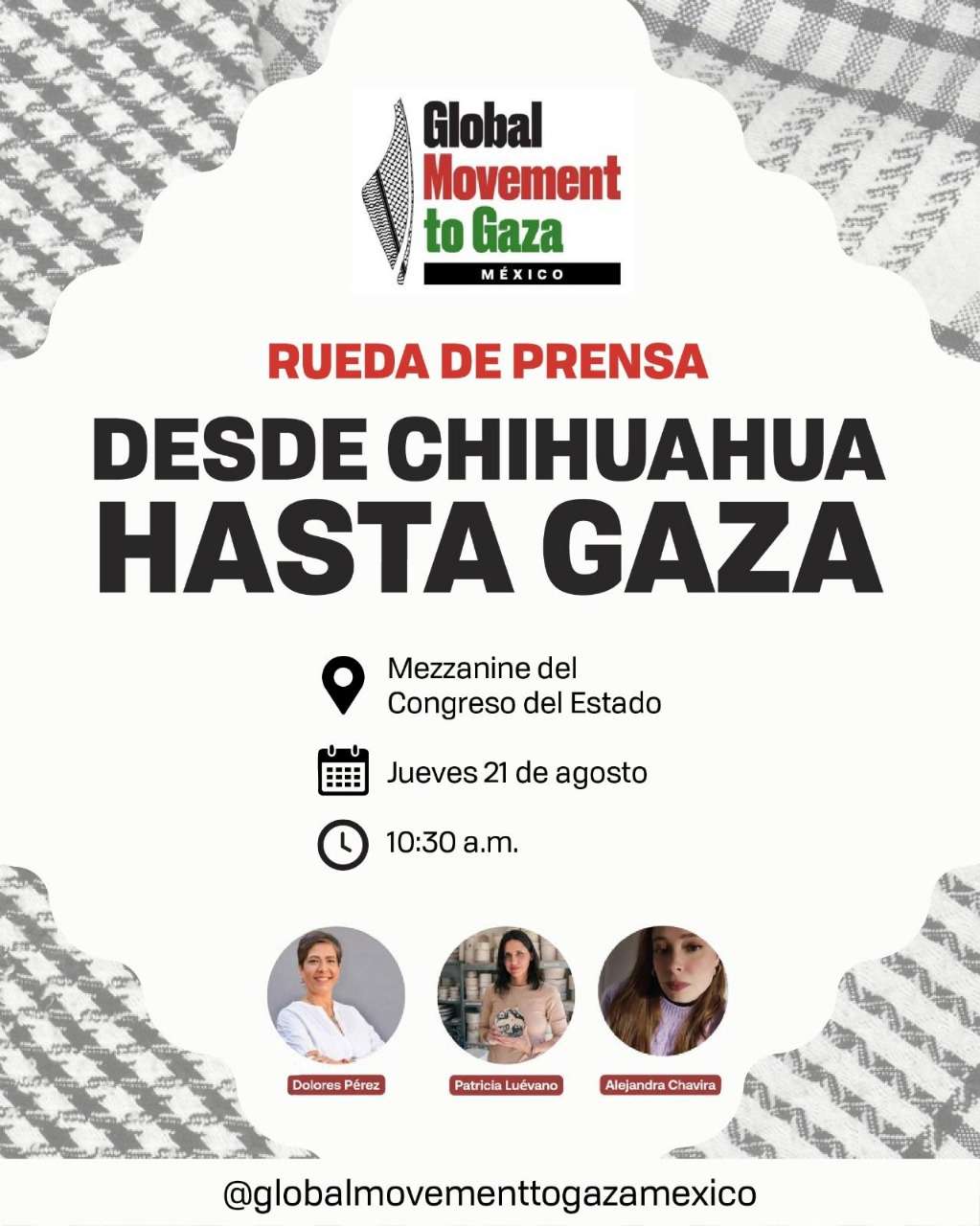 Exfuncionaria corralista convoca a rueda de prensa 