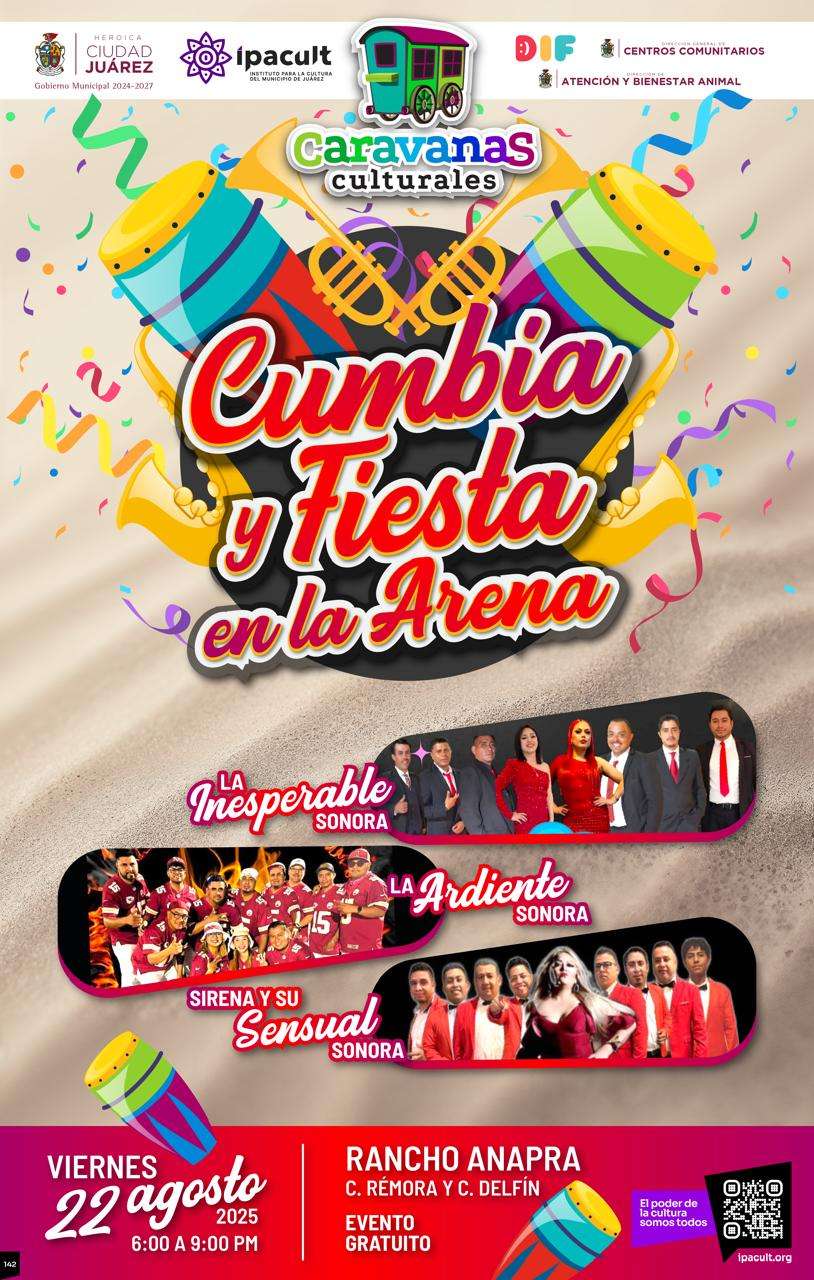 Realizarán mañana caravana cultural a Centro Comunitario en Anapra