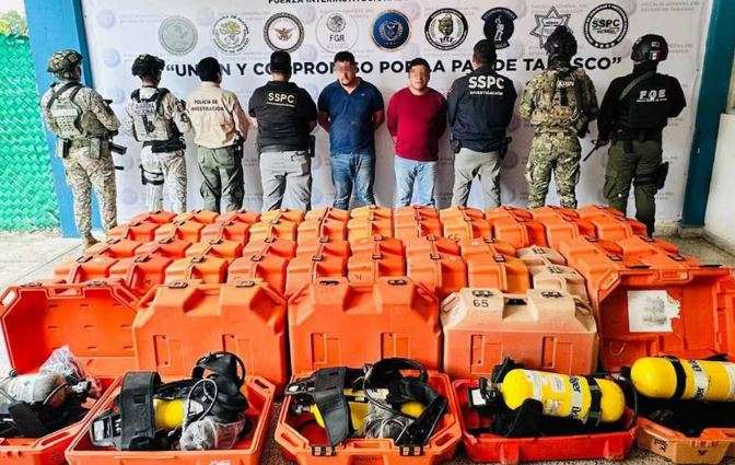 Capturan a piratas por robar plataforma de Pemex en Campeche