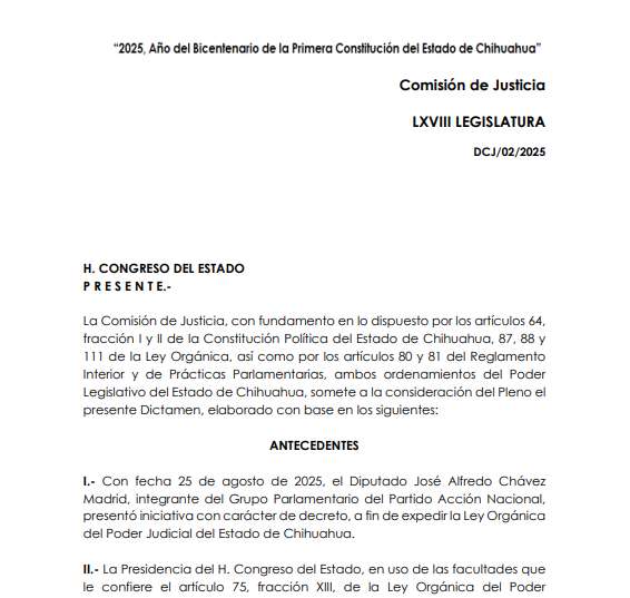 Chécate la nueva Ley Orgánica del Poder Judicial