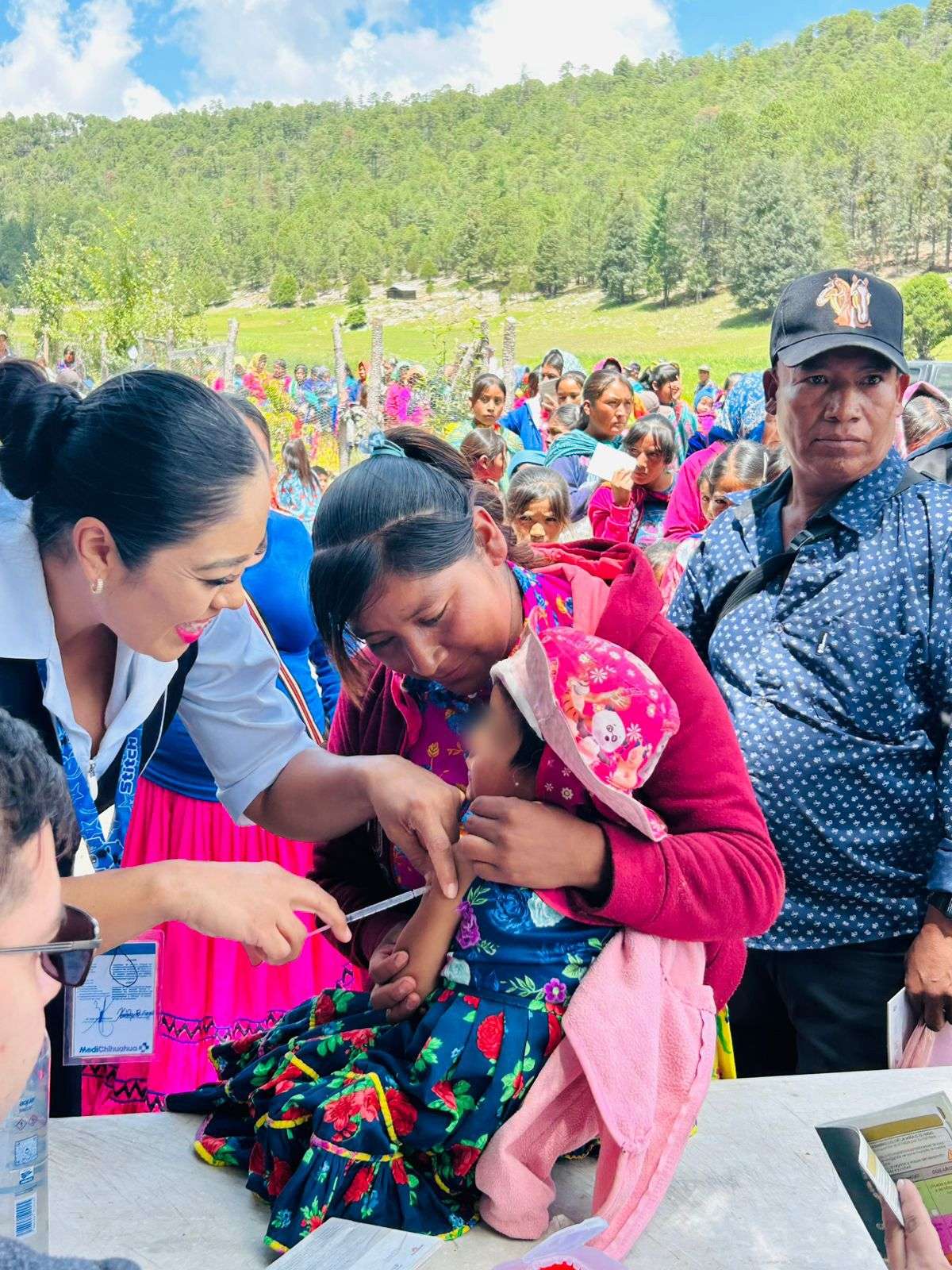 Intensifican lucha contra el sarampión en comunidades remotas 