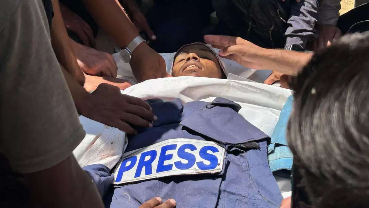 Un grito a la memoria por 273 periodistas asesinados en Gaza