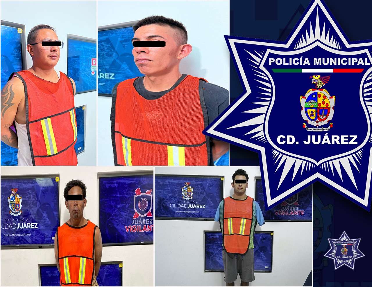 Arrestan a cuatro hombres por violencia familiar en distintos hechos