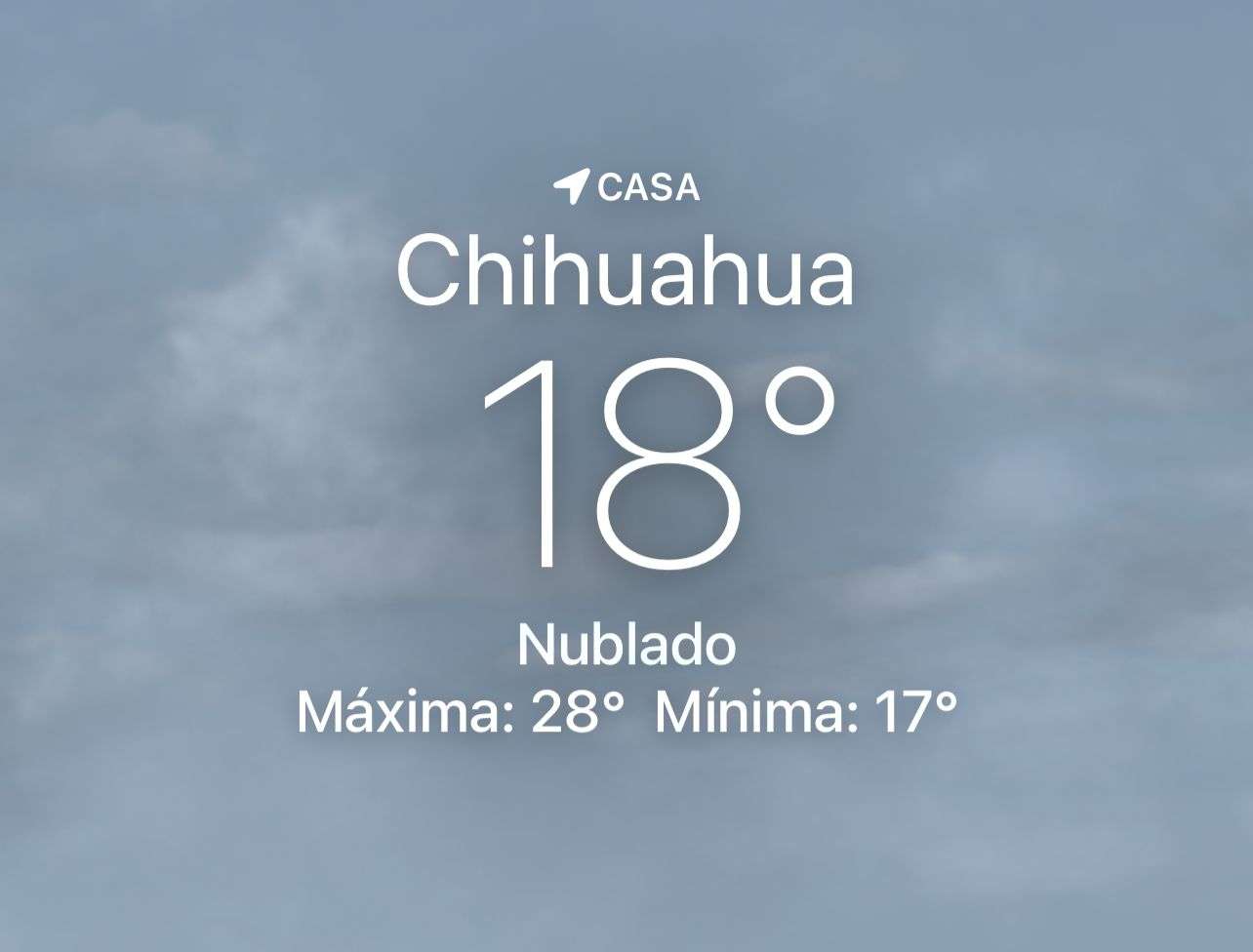 Se espera día nuboso con máxima de 28 grados centígrados 