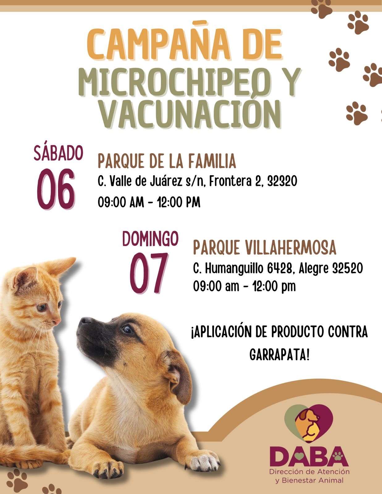 Realizan campaña gratuita de microchipeo y vacunación