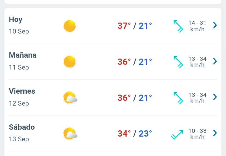 Día soleado con temperatura hasta los 37°C en Juárez.