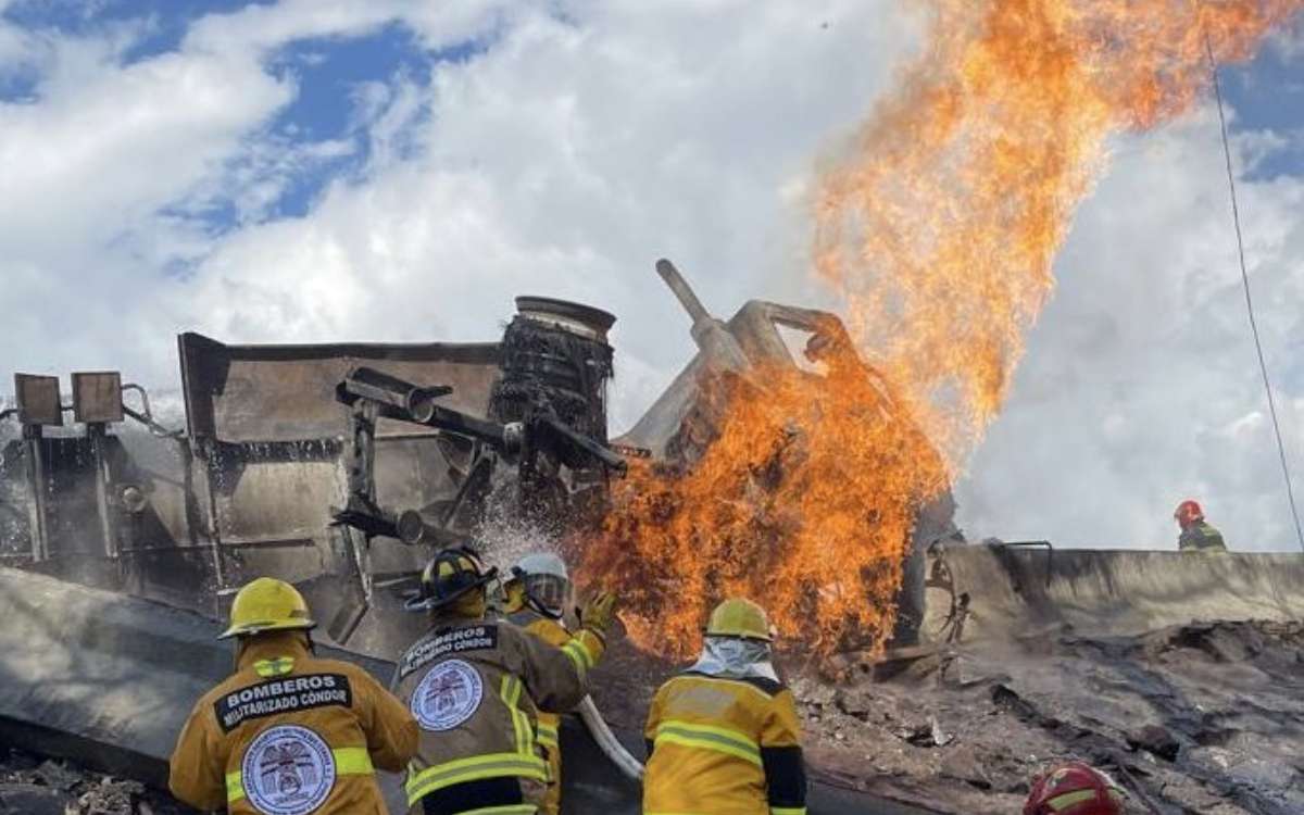 La pipa que explotó en Iztapalapa es de la empresa juarense Grupo Tomza