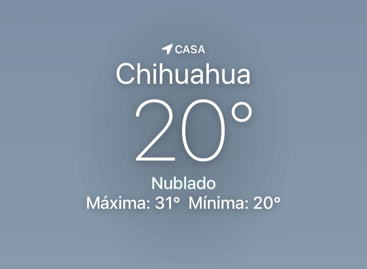 Se espera nuboso y posible lluvia con máxima de 31 grados centígrados 