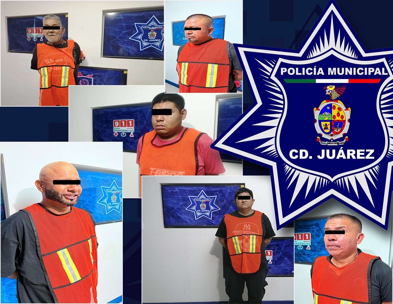 Arrestan a 6 por violencia familiar