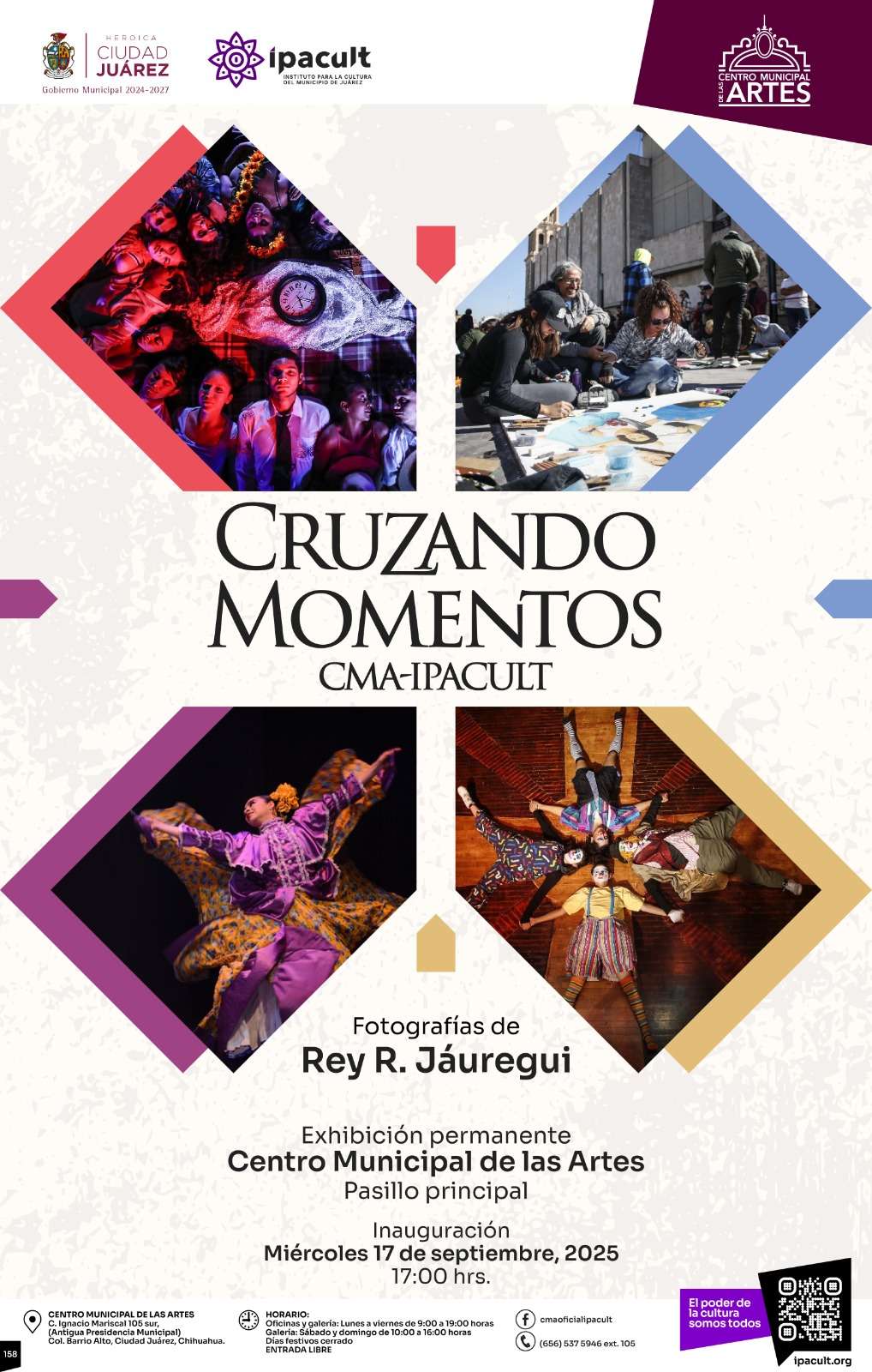 Inauguran en Juárez el pasillo fotográfico Cruzando Momentos