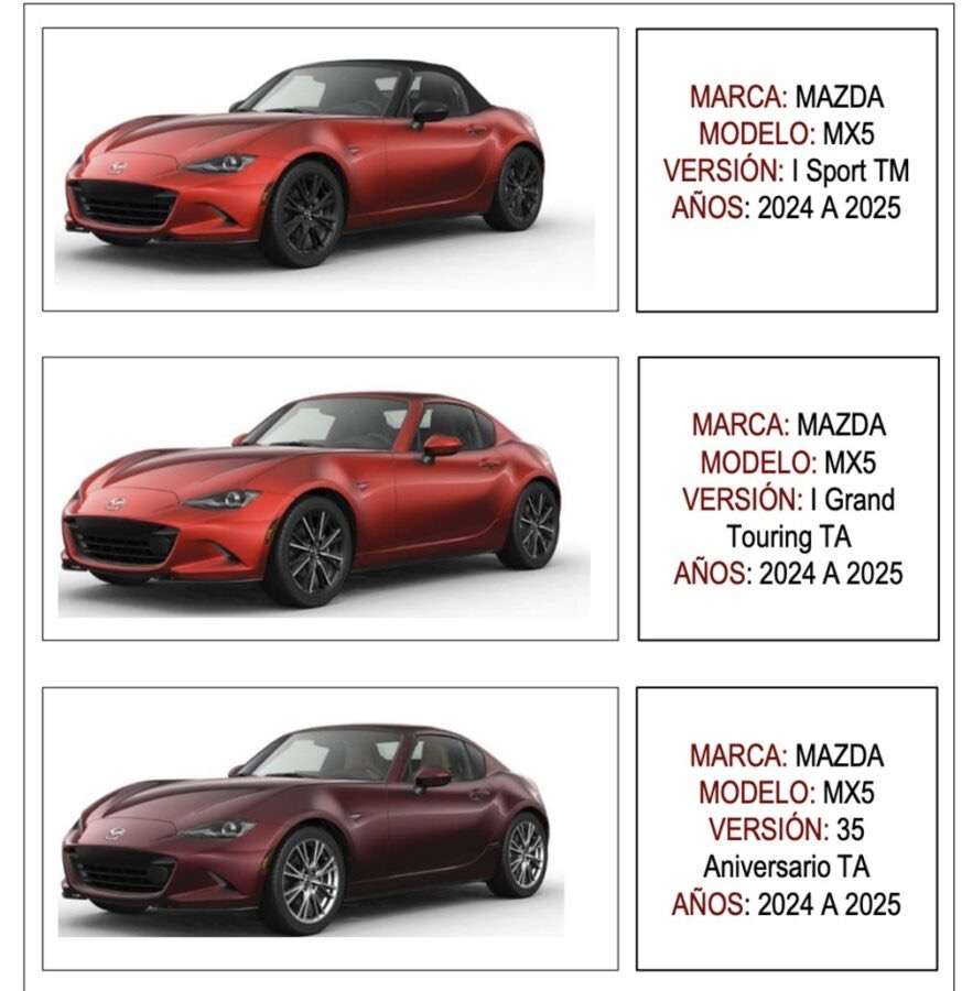 Alerta Profeco por desperfecto en mil 341 vehículos Mazda