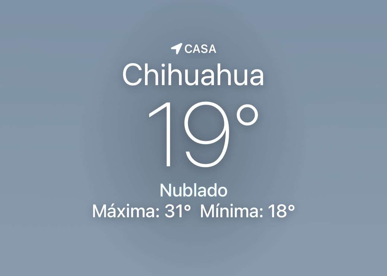 Amanece fresco y lluvioso con 19 grados centígrados 