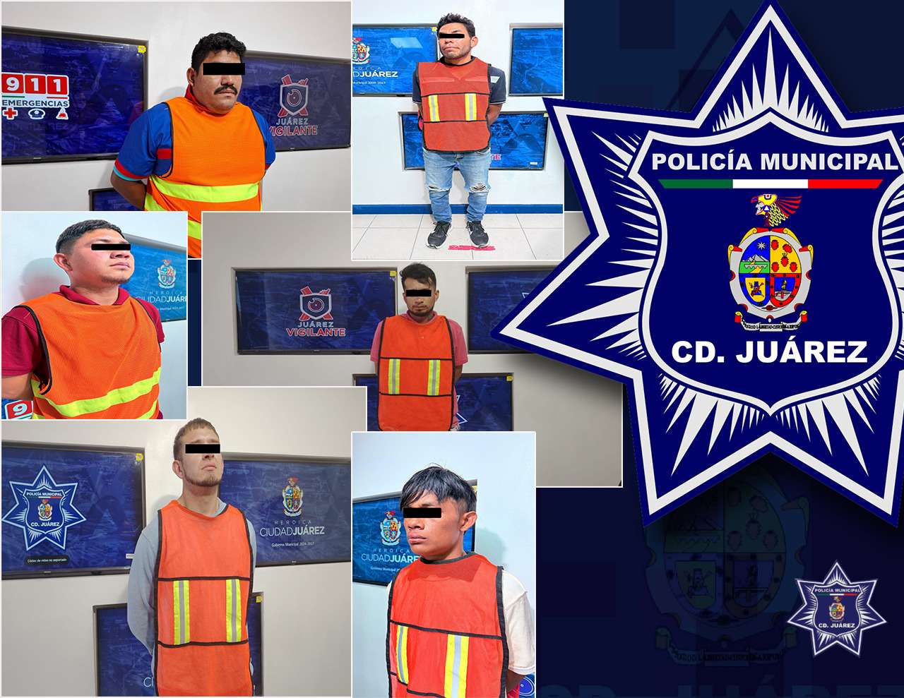 Arrestan a seis personas por violencia familiar
