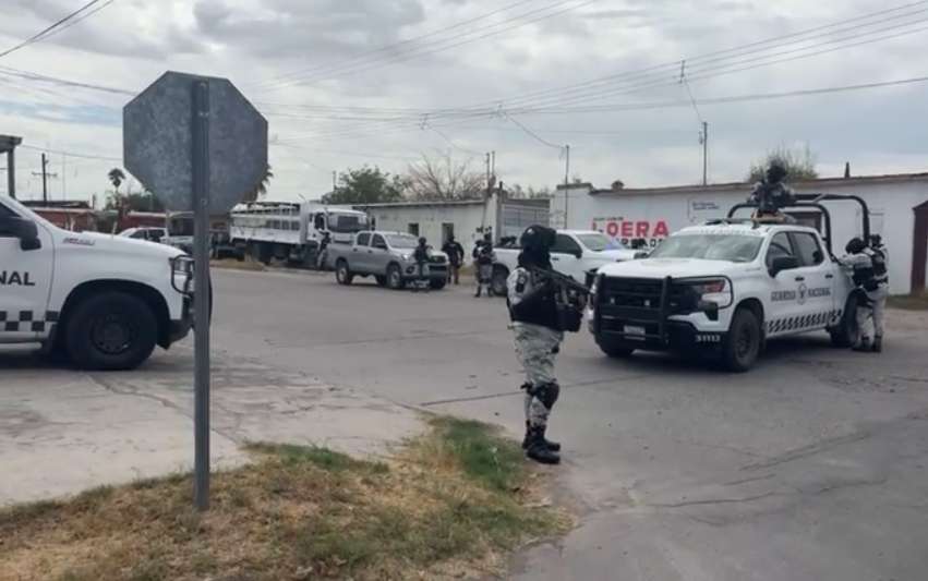 Impresionante operativo de la GN en Ojinaga 