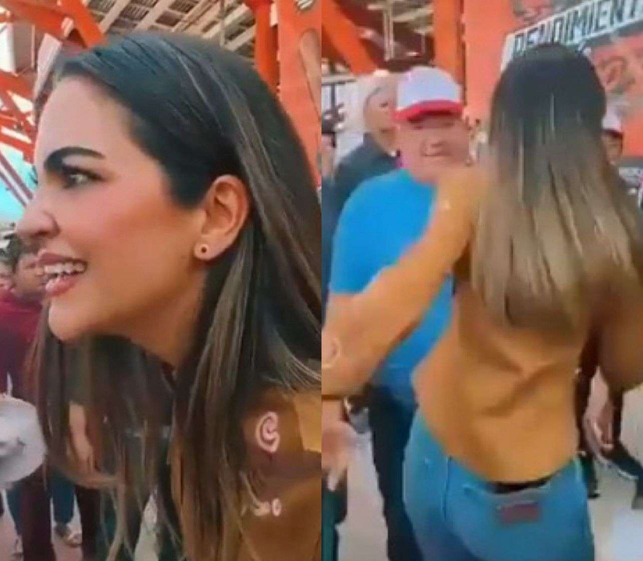 Corre Andrea cuando le preguntan sobre La Barredora