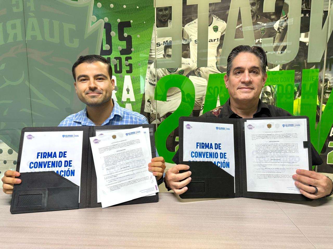 Firma Estado convenio con FC Juárez