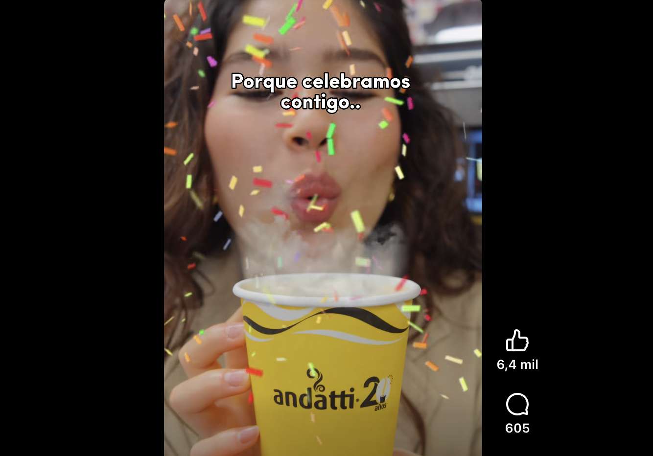 ¿Café gratis? Regala andatti bebidas por 20 aniversario