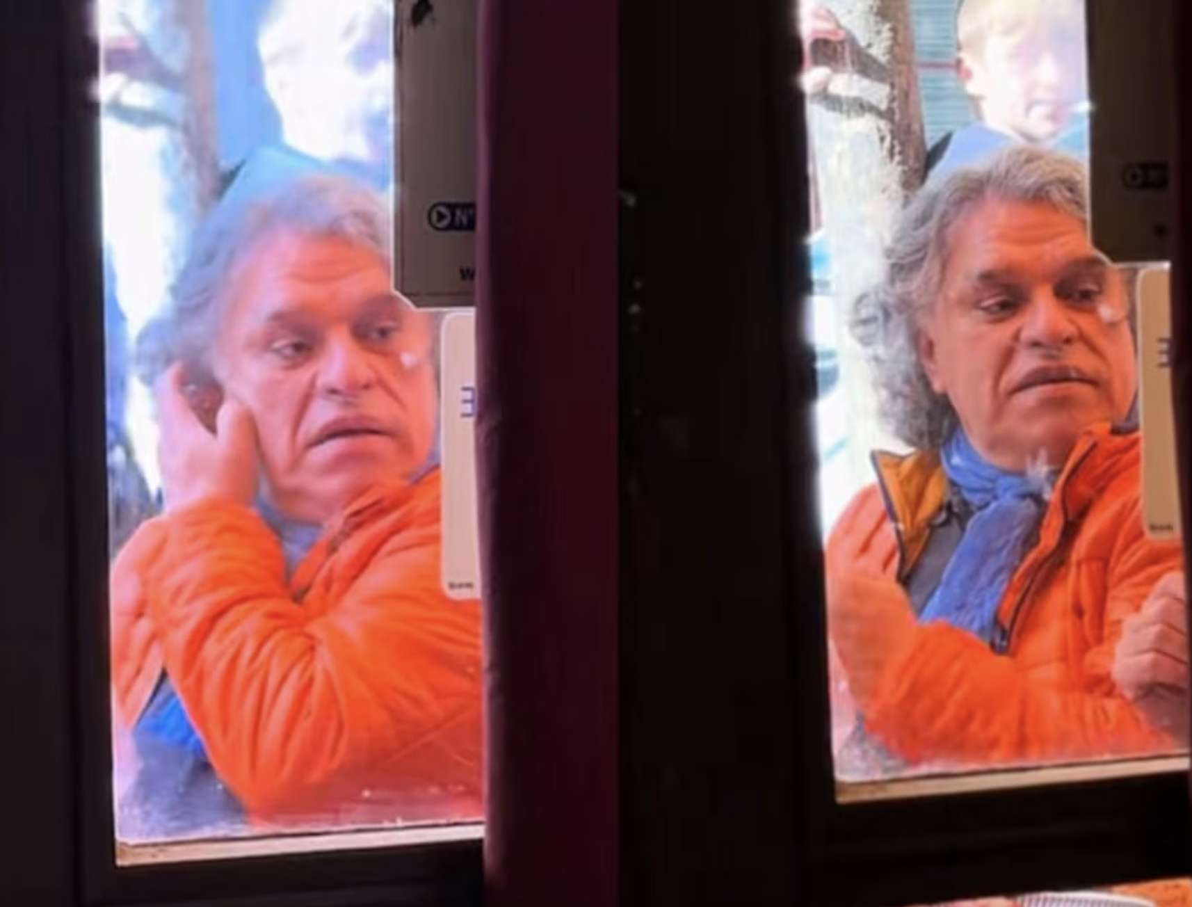 Video: Captan a hombre idéntico a Juan Gabriel en cafetería de París