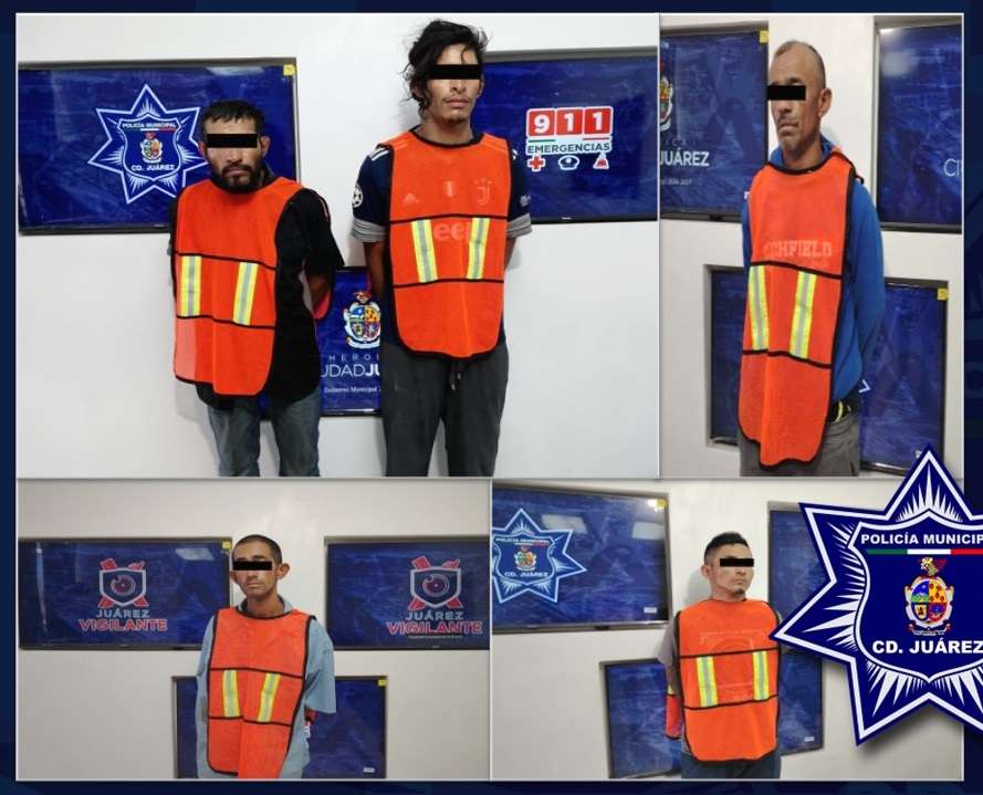 Capturan a cinco sujetos con órdenes de aprehensión vigentes