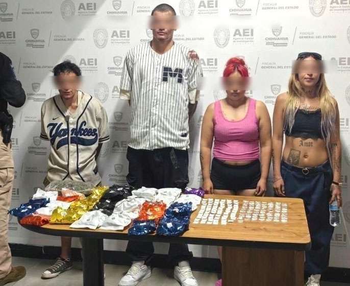 Caen 4 con cocaína y marihuana al catear picadero en Cuauhtémoc