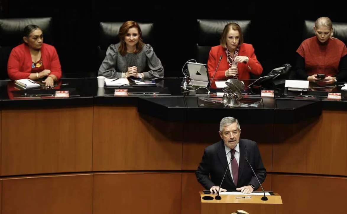 Comparece De la Fuente en el Senado por T-MEC y migrantes