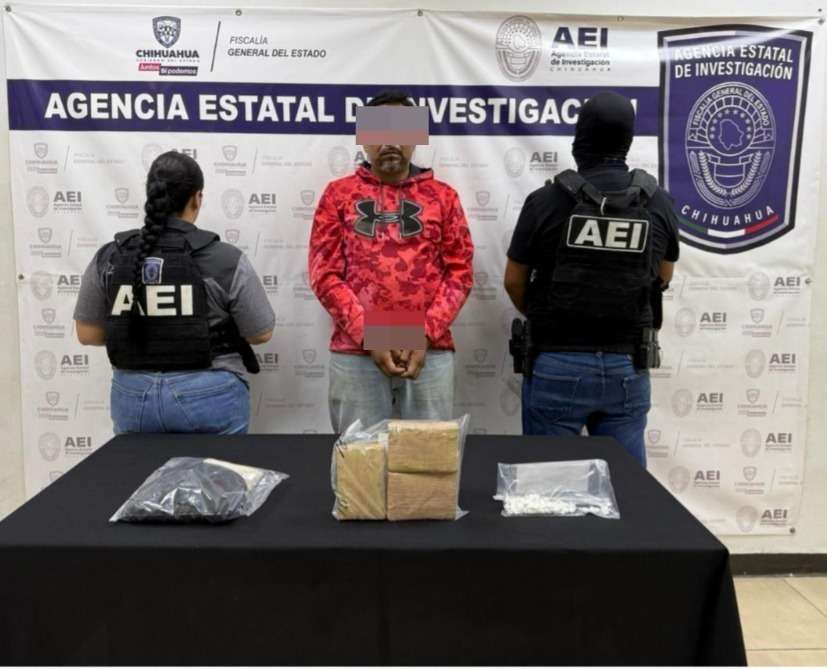 Lo detienen en Riveras del Bravo con 80  dosis de metanfetaminas y mariguana