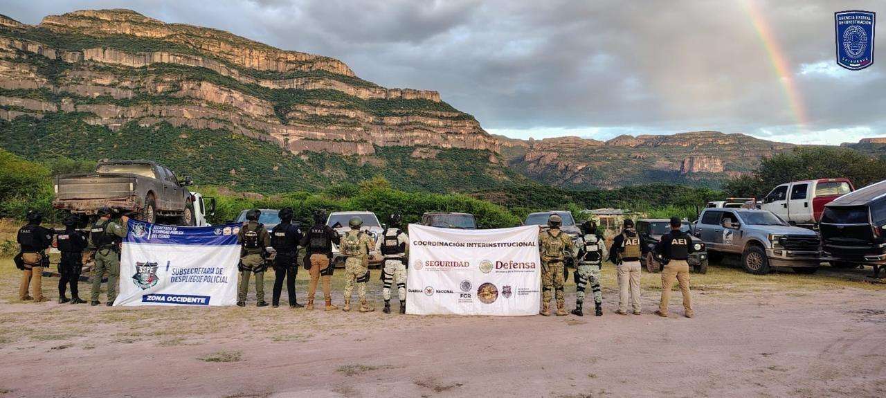 Quedan a disposición de la FGE los 10 vehículos robados en Moris