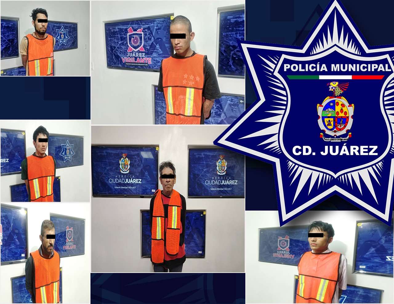 Detienen a seis prófugos de la justicia 