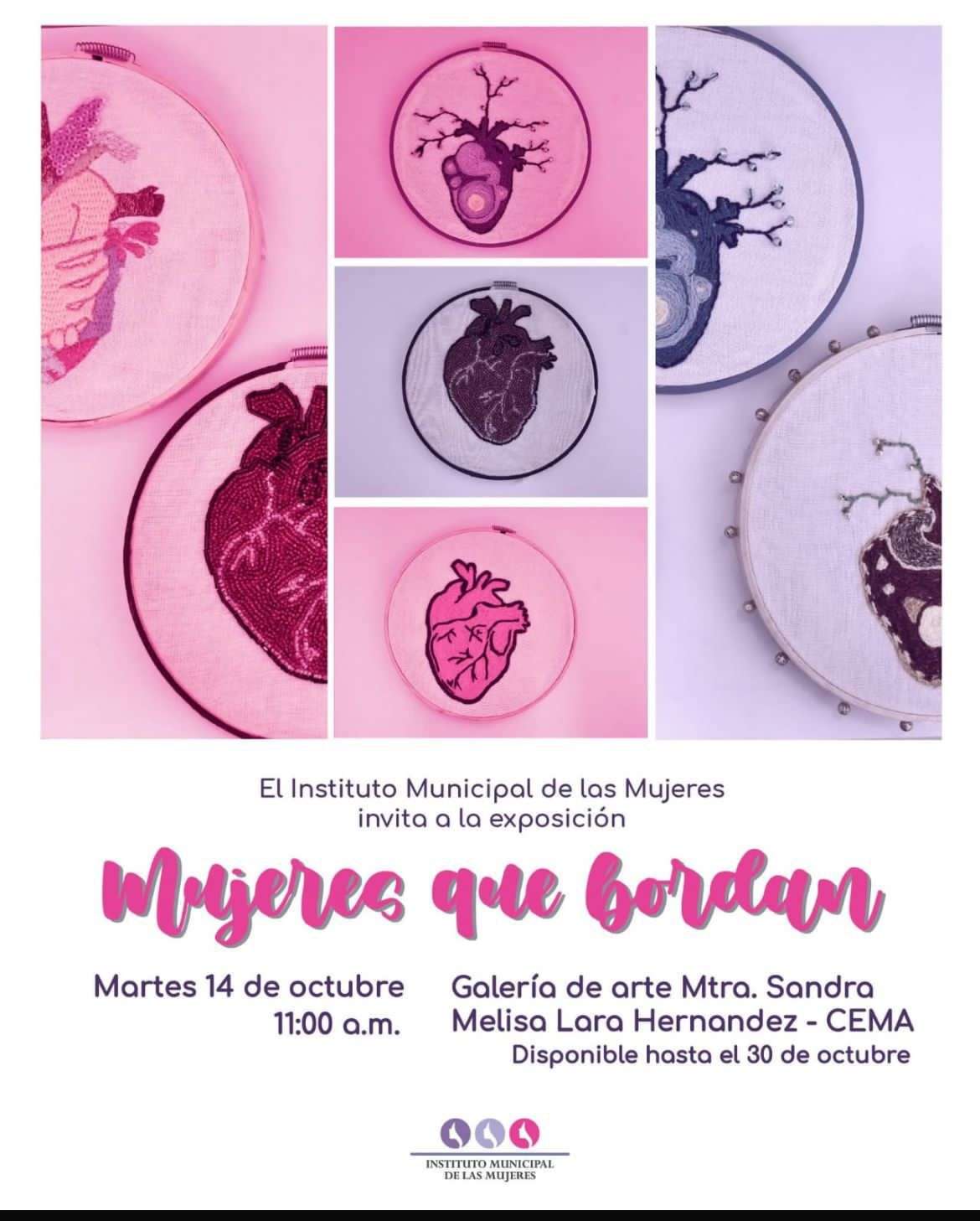 Invitan hoy a exposición Mujeres que Bordan