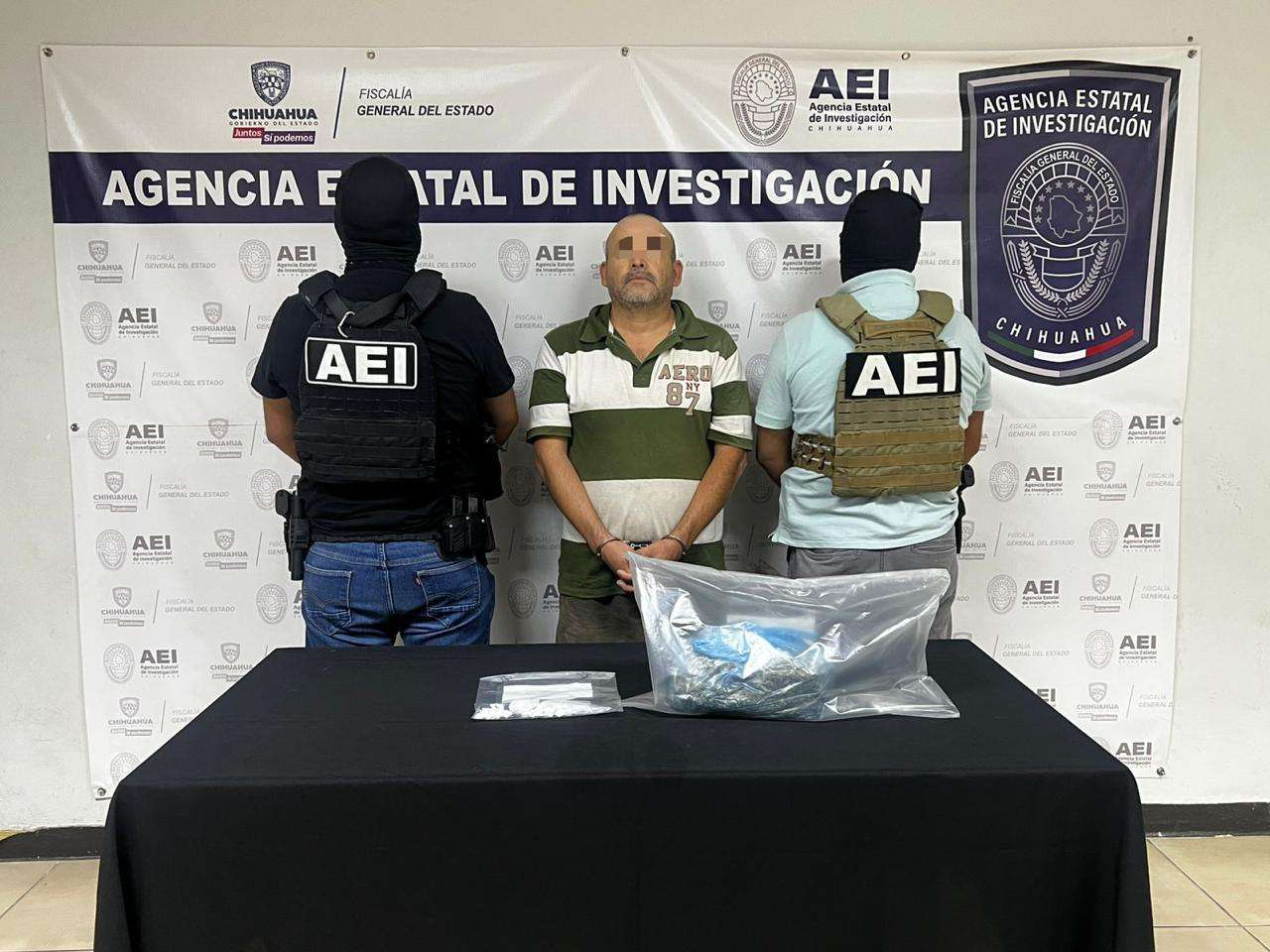 Detienen a hombre con cocaína y marihuana en Hacienda de las Torres