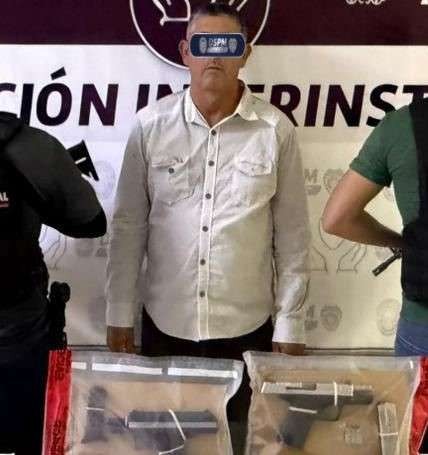Detienen empistolado a presunto homicida