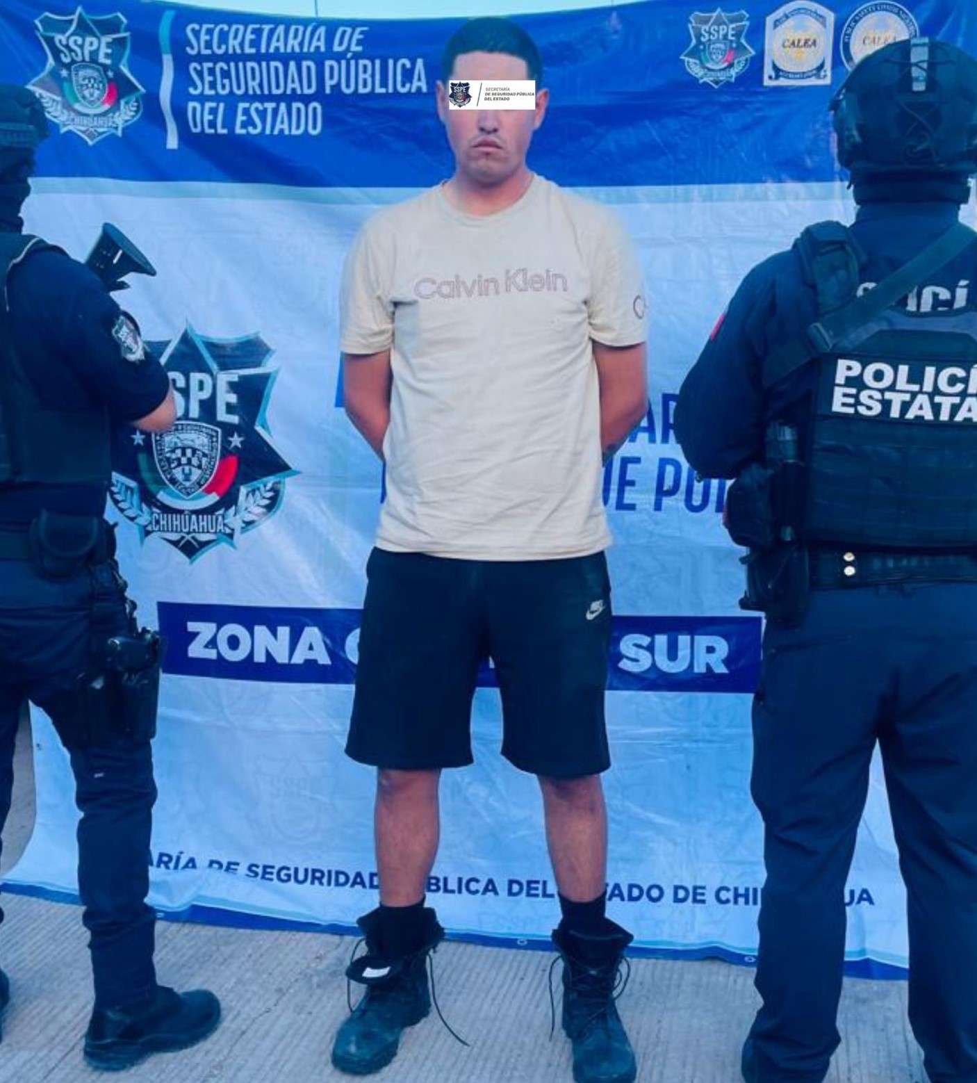 Detienen a presunto halcón en Flores Magón