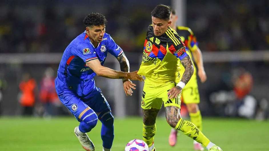 Vence Cruz Azul al América 2-1 en el clásico joven