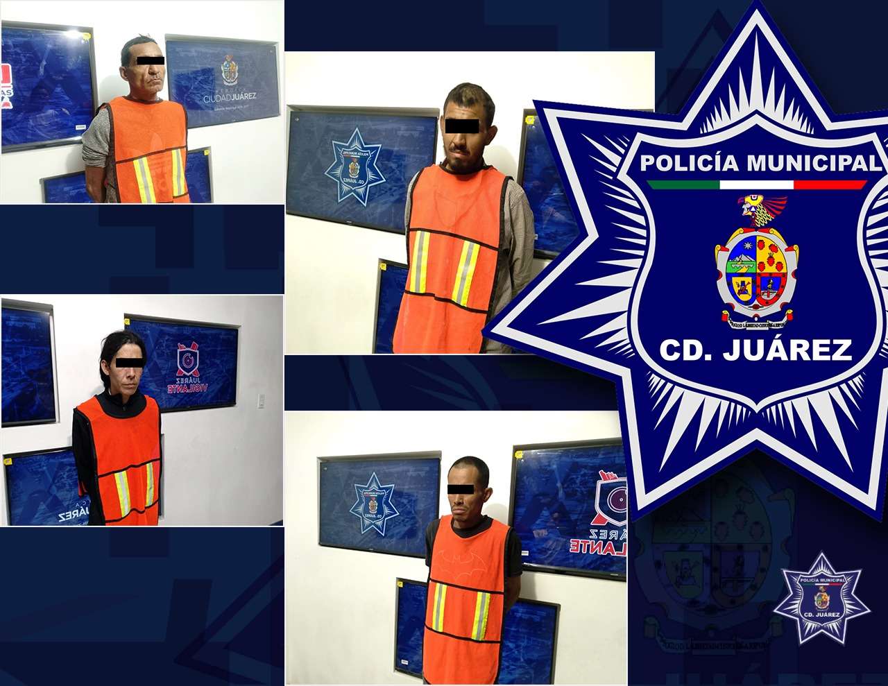 Detienen a cuatro prófugos de la justicia 