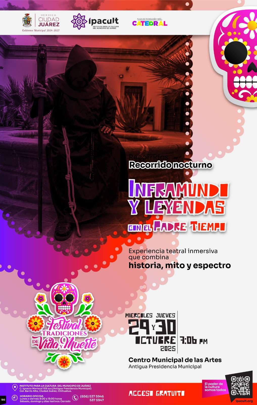 Reviven mitos del centro histórico con recorrido Inframundo y Leyendas 