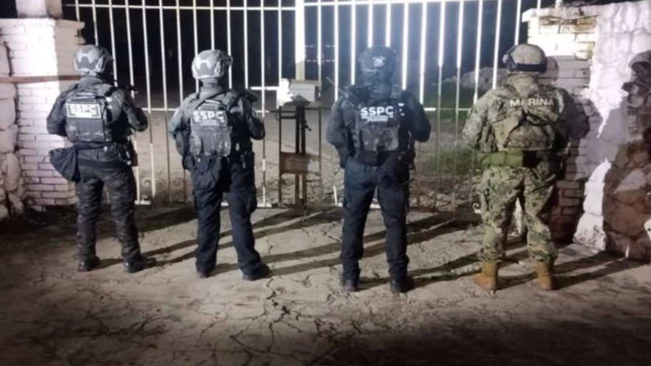 Aseguran en cateos en Veracruz arsenal, vehículos y millones de pesos