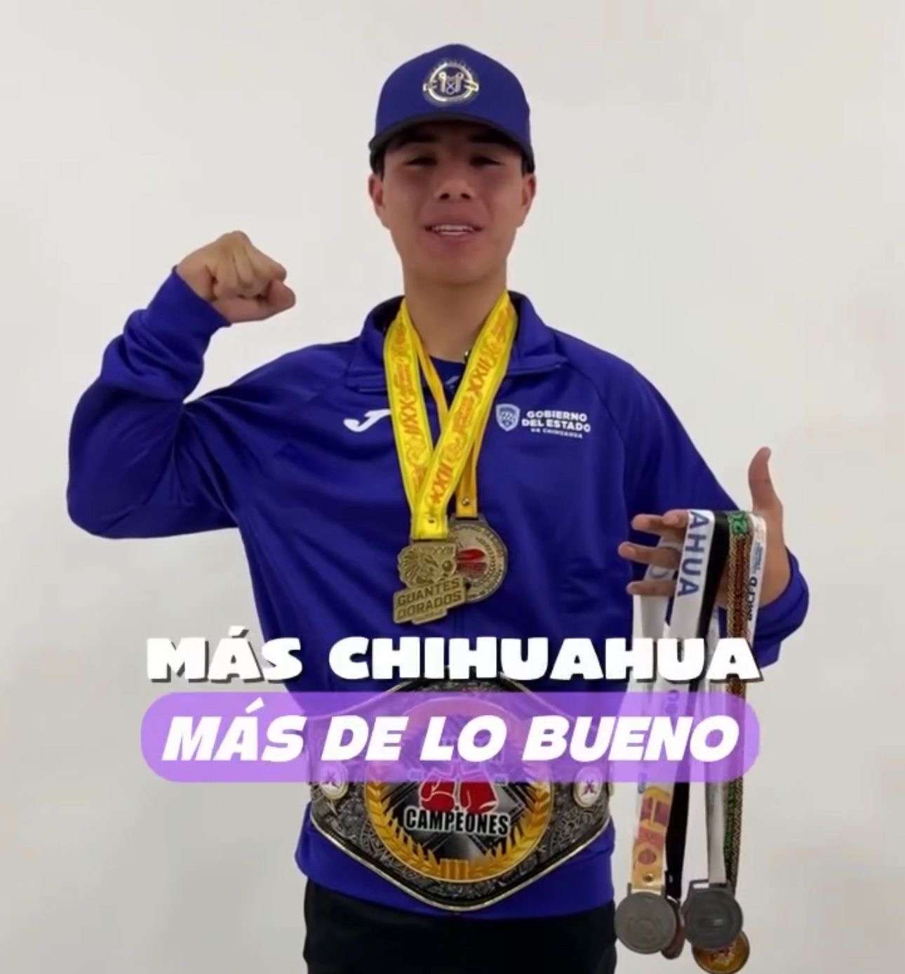 Agradece boxeador chihuahuense el apoyo de Maru 