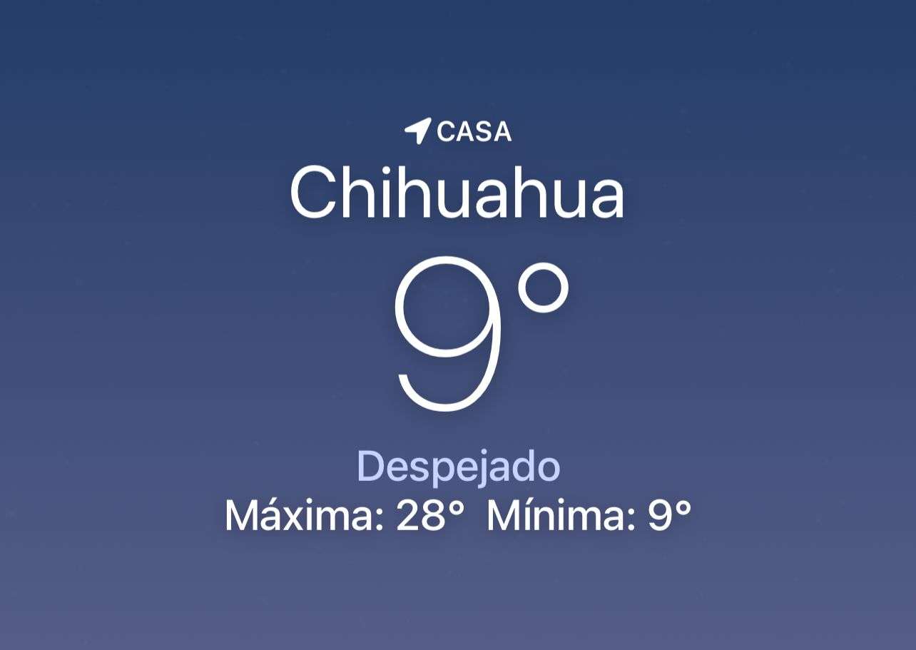 Se espera soleado y despejado con máxima de 28 grados centígrados 