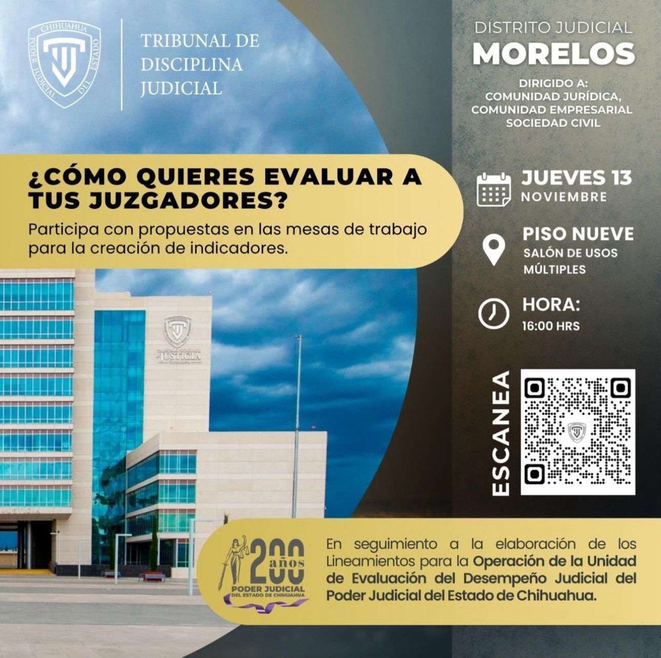 Alistan mesas de trabajo para evaluar a juzgadores