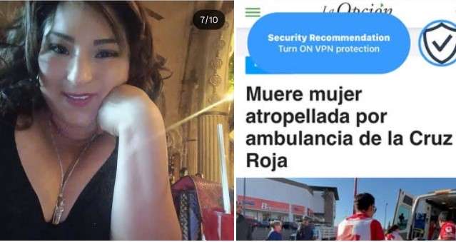 Despiden en redes a atropellada por ambulancia de la Cruz Roja