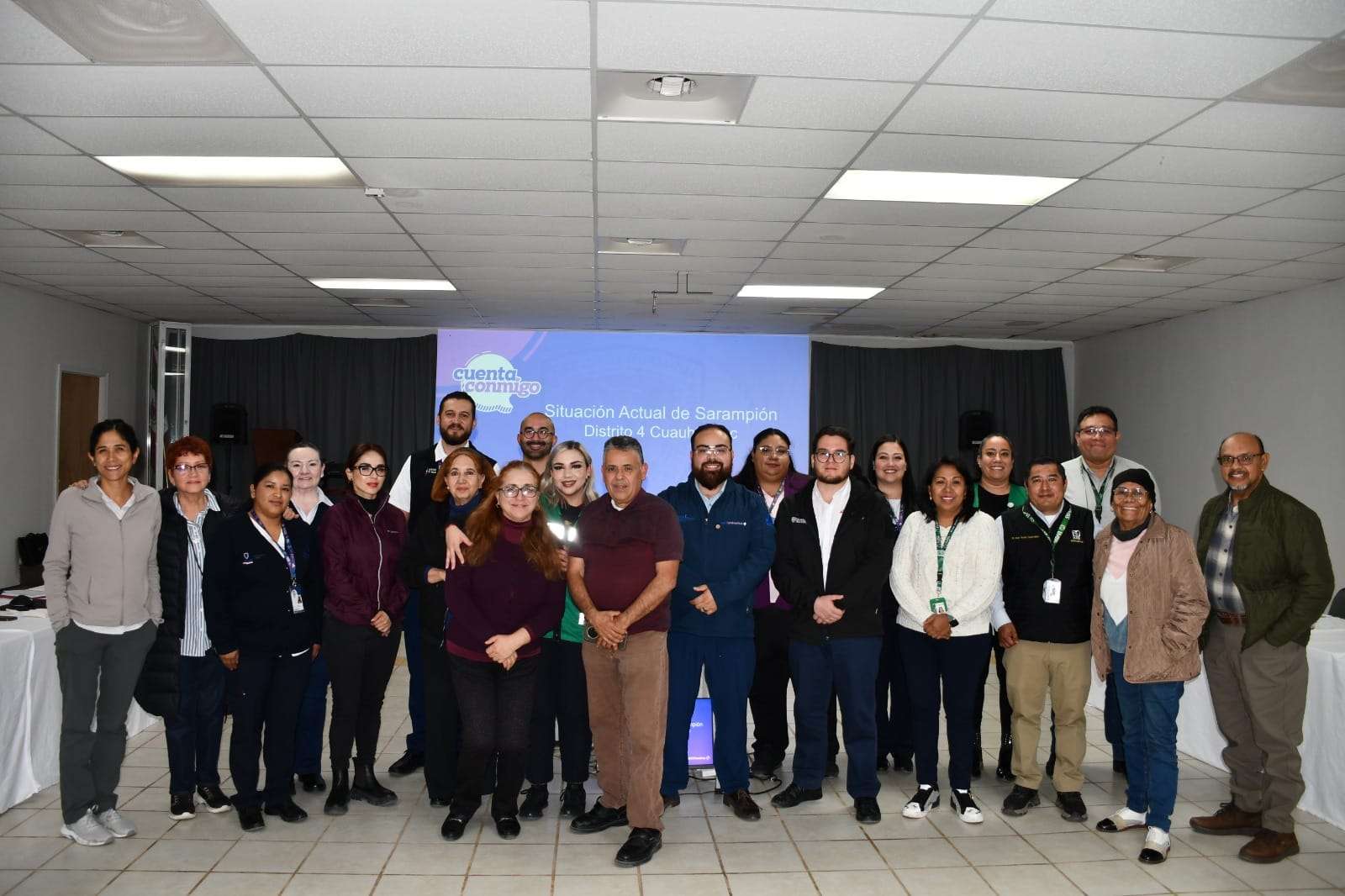 Llega personal de la OPS al estado por control del sarampión